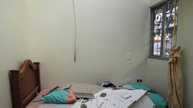 Afectaciones de la explosión.