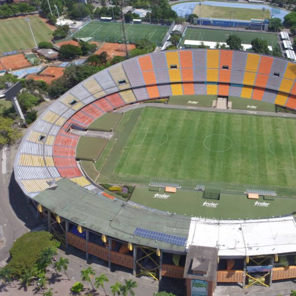 Los estadios colombianos que llevan nombres de próceres de la Independencia