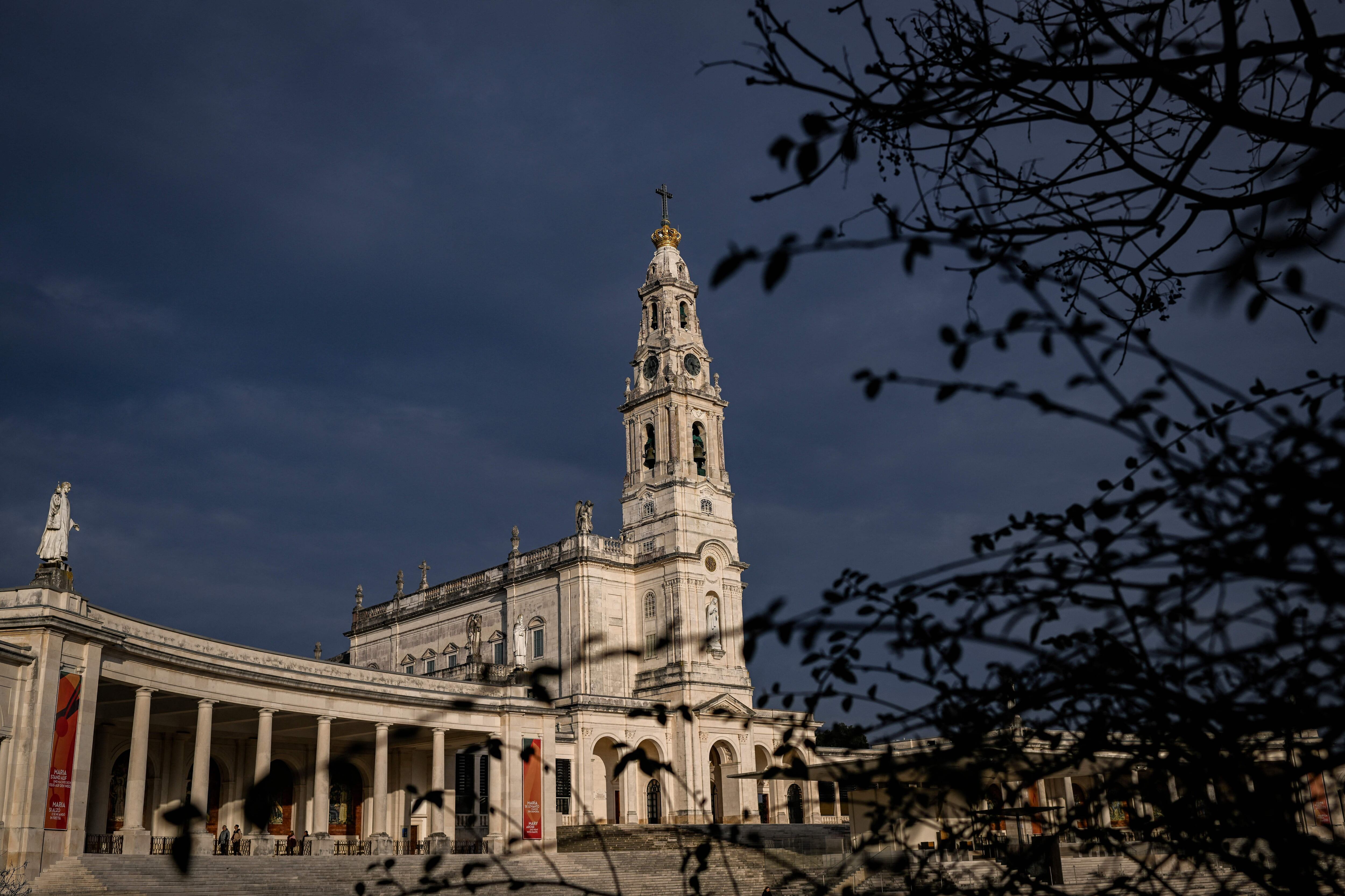 This photograph shows the Fatima shrine in Leiria on March 3, 2023. (Photo by PATRICIA DE MELO MOREIRA / AFP) (Photo by PATRICIA DE MELO MOREIRA/AFP via Getty Images)