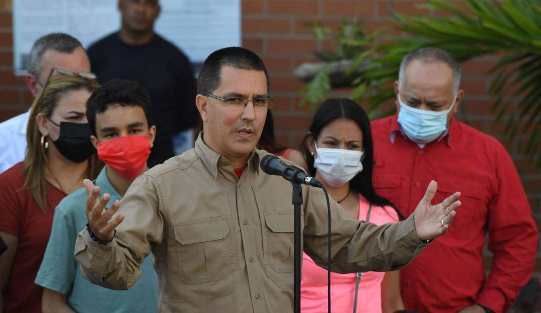 El excanciller y candidato oficialista para Barinas, Jorge Arreaza.      Foto: Getty 