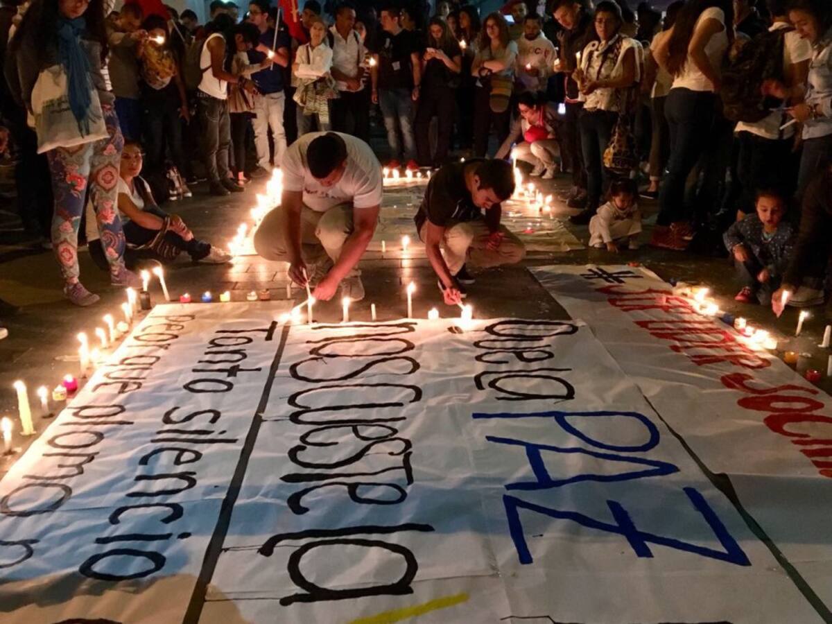 Cauca, uno de los departamentos más afectados con el asesinato de líderes sociales se  unió para rechazar la violencia. 