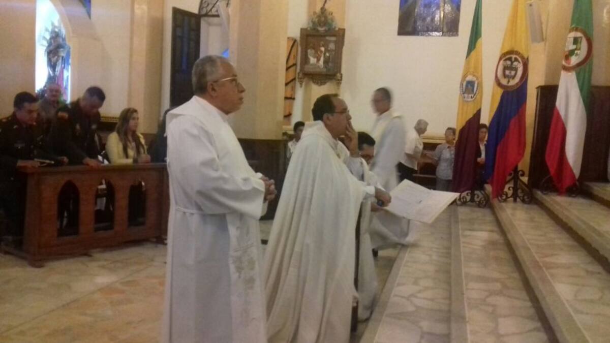 Obispo de la Diócesis de Armenia, Monseñor Pablo Emiro Salas precidió el Tedeum en la iglesia San José de Montenegro