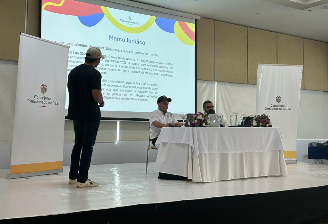 Socialización de la Hoja de Ruta. Foto: Caracol Radio.