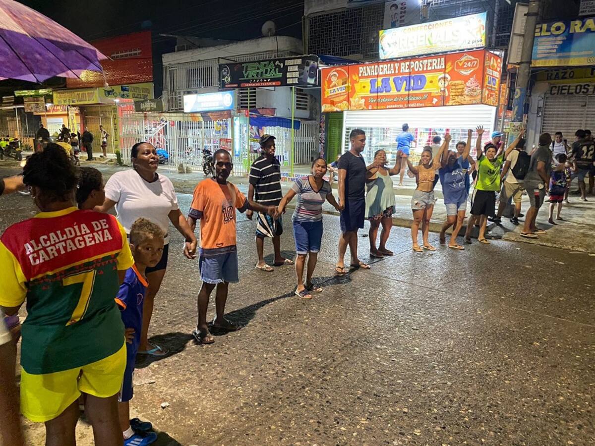 En un barrio de Cartagena protestaron porque llevan cuatro días sin luz: ¿Qué dice Afinia?