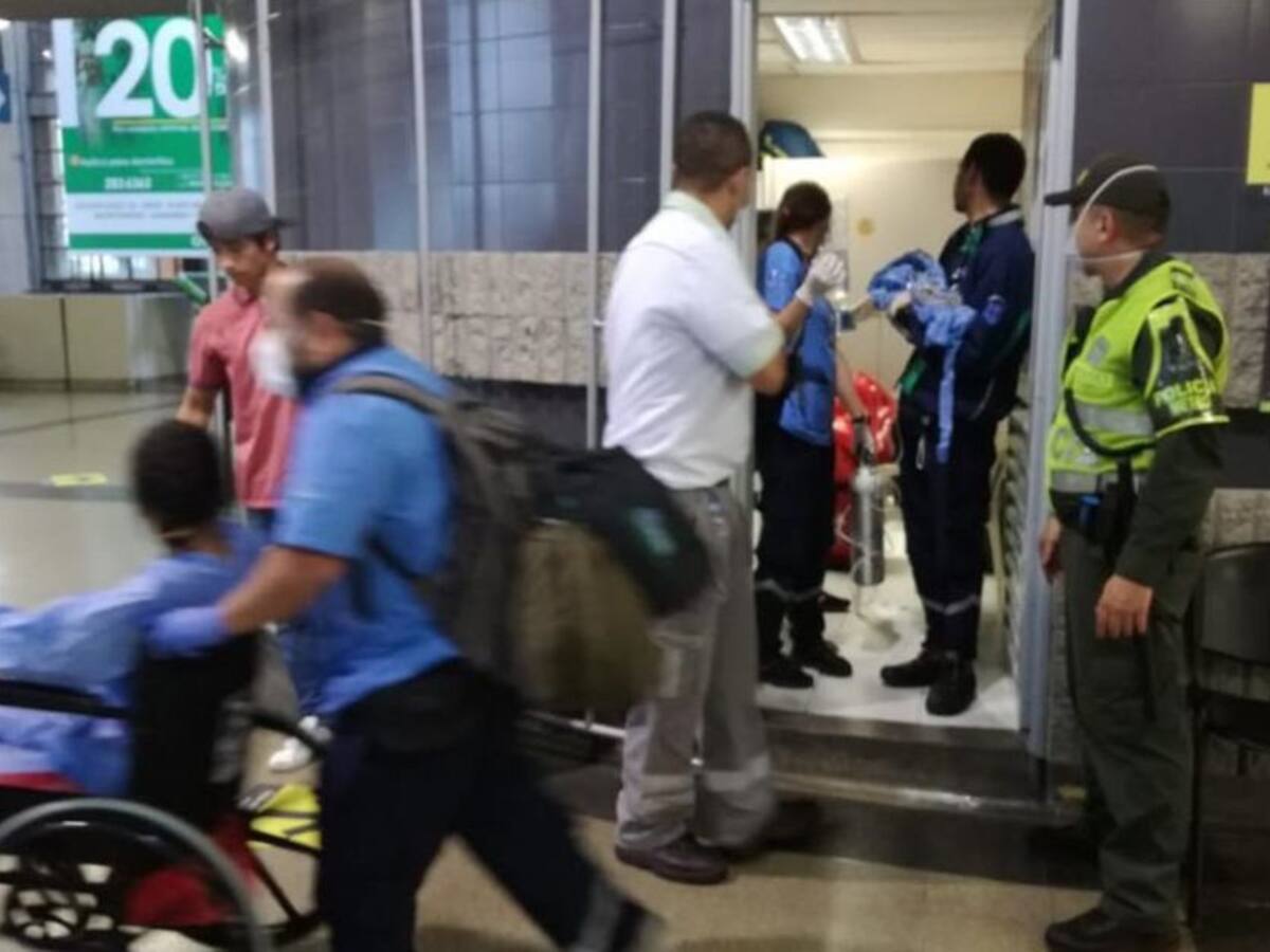 Joven venezolana dio a luz en el Metro de Medellín