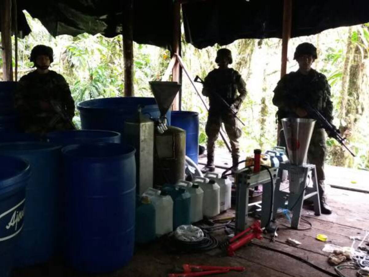 Destruyen laboratorio de cocaína en territorio venezolano