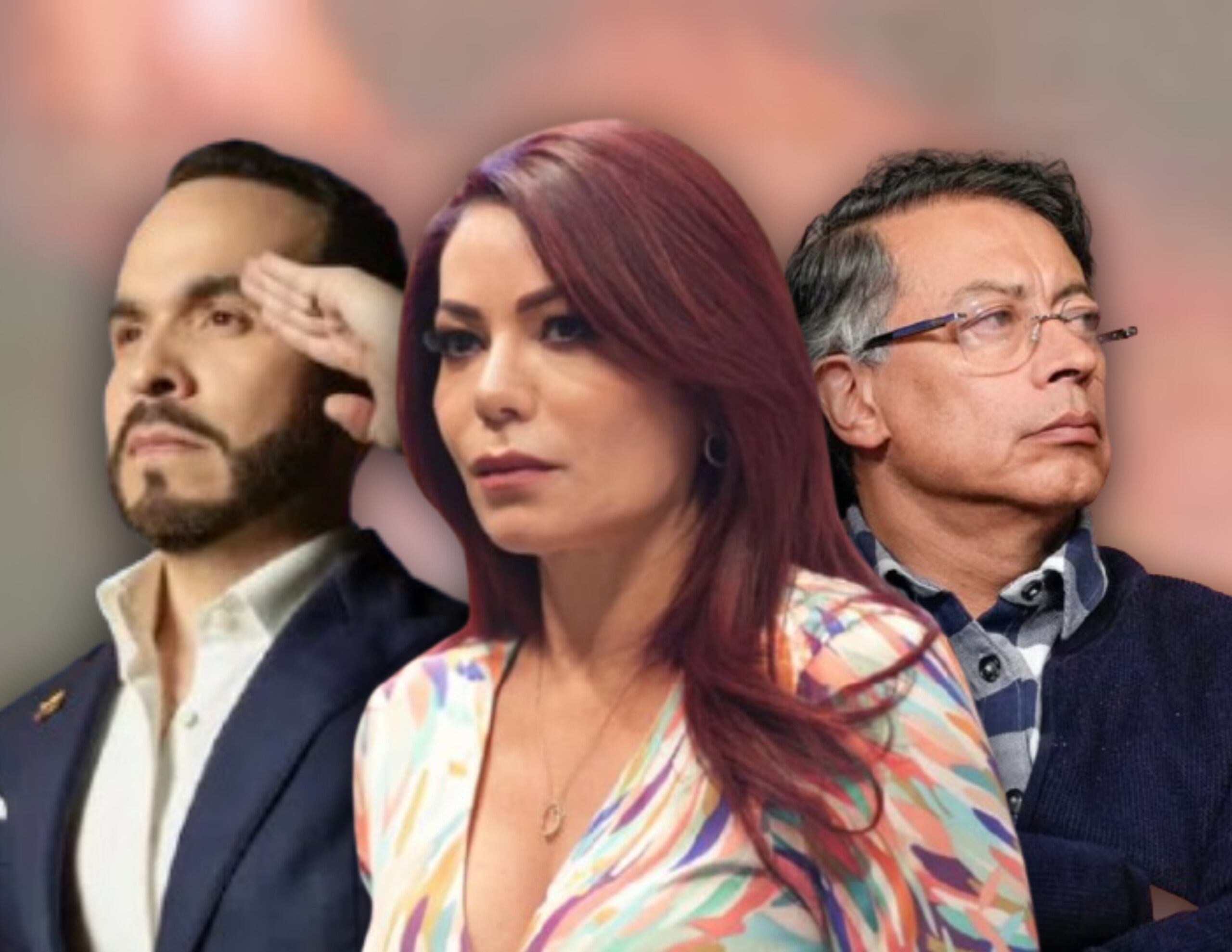 Abelardo De La Espriella, Gloria Arizabaleta y Gustavo Petro