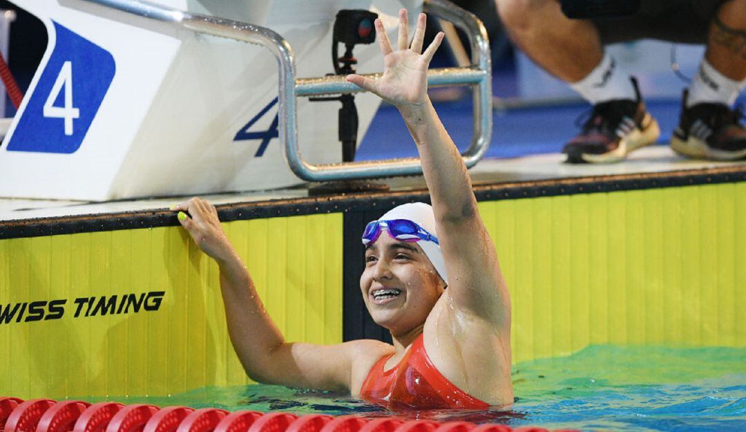 Sara Vargas, nadadora juvenil colombiana