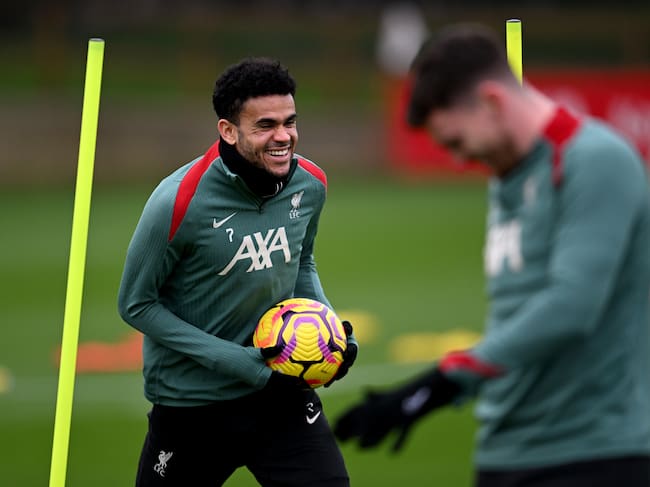 Luis Díaz (Photo by Andrew Powell/Liverpool FC via Getty Images)