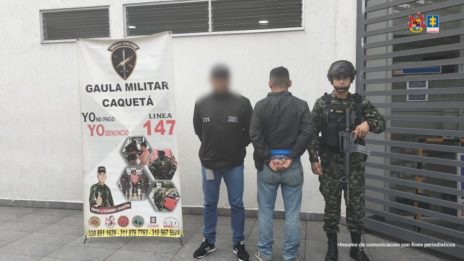 Arrestados tres militares por trafico de armas.