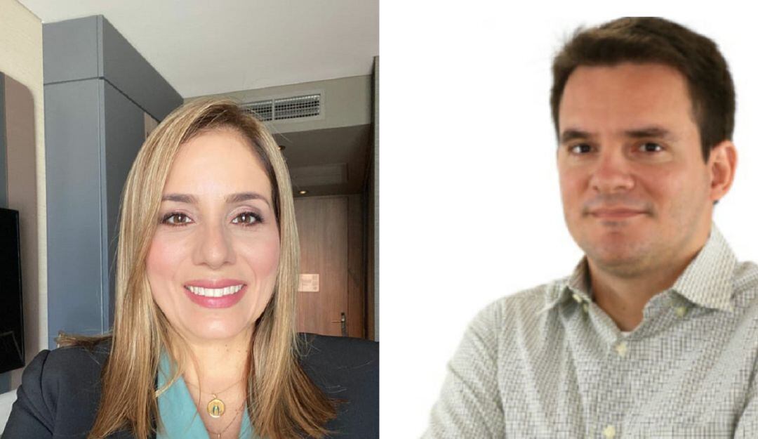 Yilda Castro y Jorge Luis Acosta.