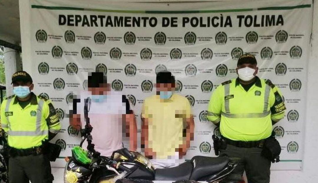 Los sujetos quedaron a disposición de la Fiscalía. 