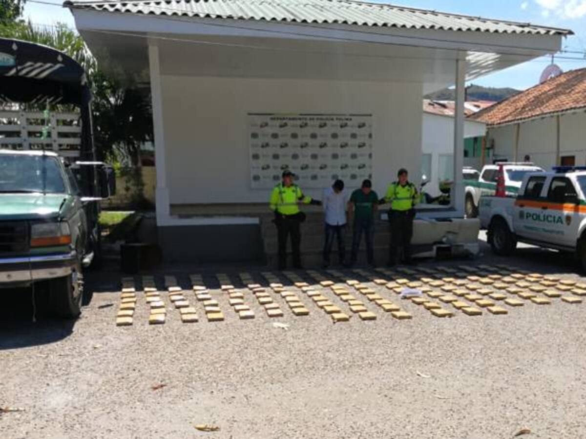 Cargamento de droga incautado en carreteras del Tolima