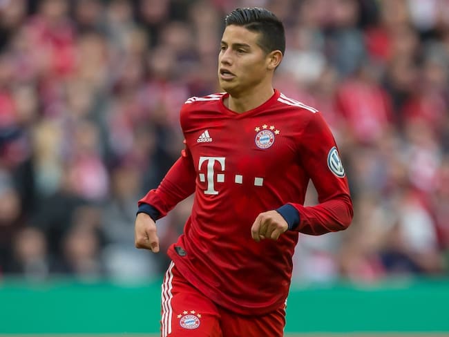 James jugó diez minutos en la goleada del Bayern Munich