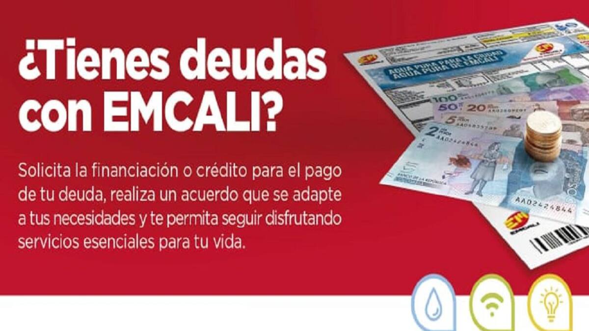 EMCALI anuncia un plan de alivios financieros para usuarios morosos