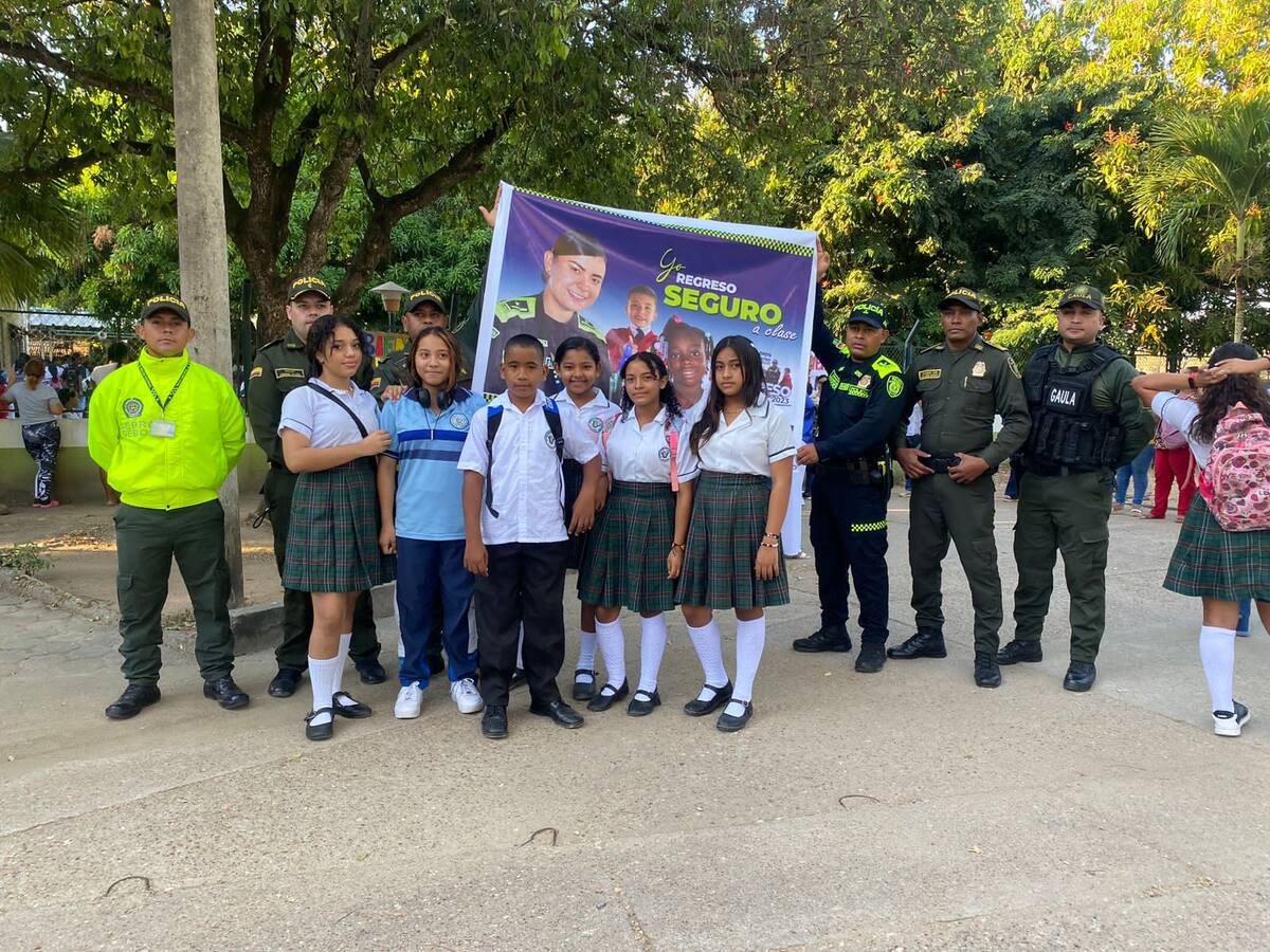 Policía de Bolívar lanzó el plan “Yo regreso seguro a clase”