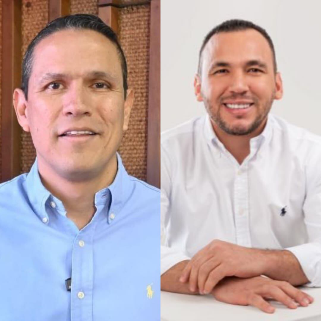 Alcalde Jorge Acevedo y el abogado Carlos Ramos / Foto Archivo