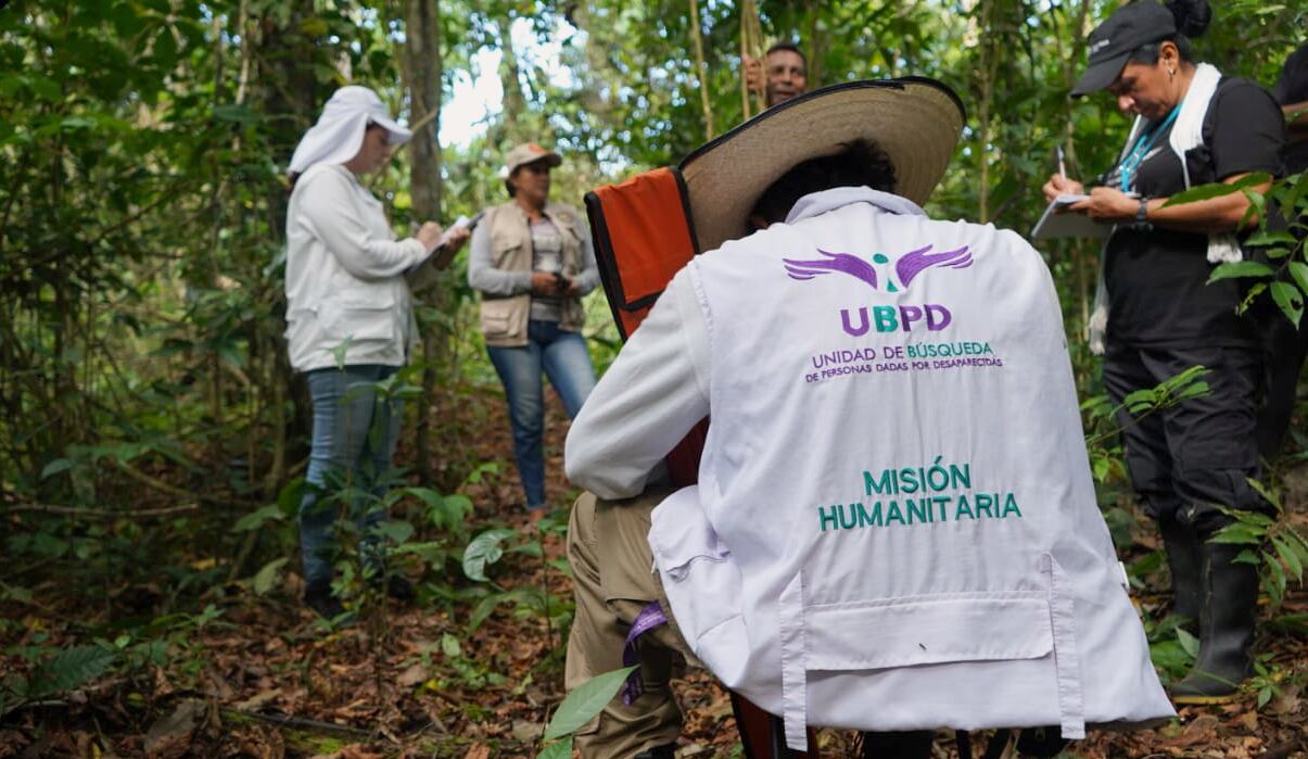 UBPD en La Gabarra. / Foto: @UBPDcolombia