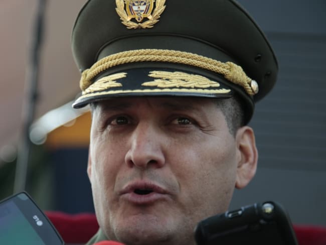 Hoover Alfredo Penilla, comandante del la Policía Bogotá.