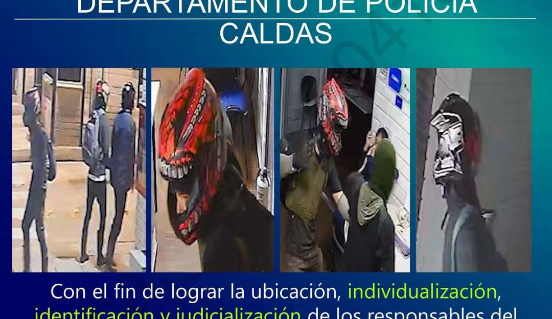 Continúan con la búsqueda de los posibles responsables de un homicidio un atraco en el occidente de Caldas. Crédito: Policía de Caldas.