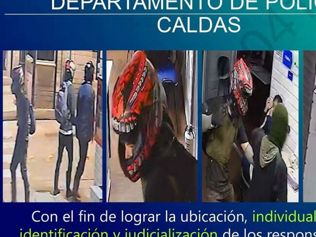 Continúan con la búsqueda de los posibles responsables de un homicidio un atraco en el occidente de Caldas. Crédito: Policía de Caldas.