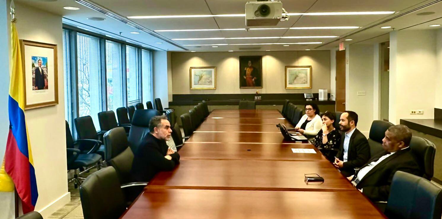 Reunión de Armando Benedetti en Washington DC. 
(Foto: Twitter Armando Benedetti @AABenedetti )