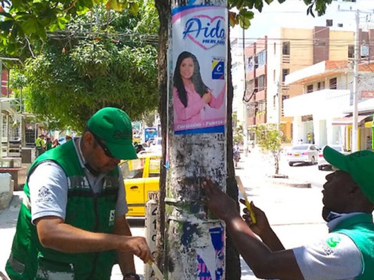 Aída Merlano fue multada en Barranquilla por incumplir con retiro de publicidad política