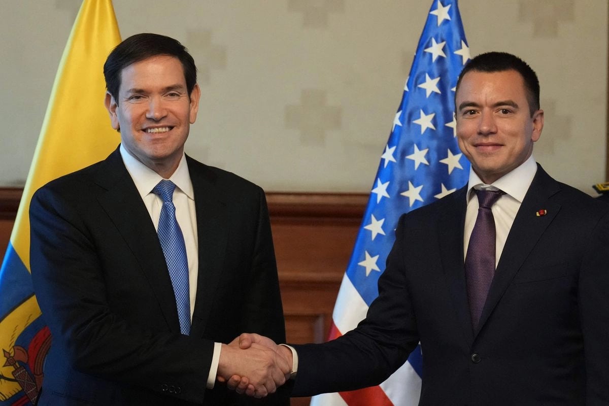 El anuncio lo hizo el secretario de Estado, Marco Rubio, durante su visita a Ecuador.
(Foto: Cortesía)