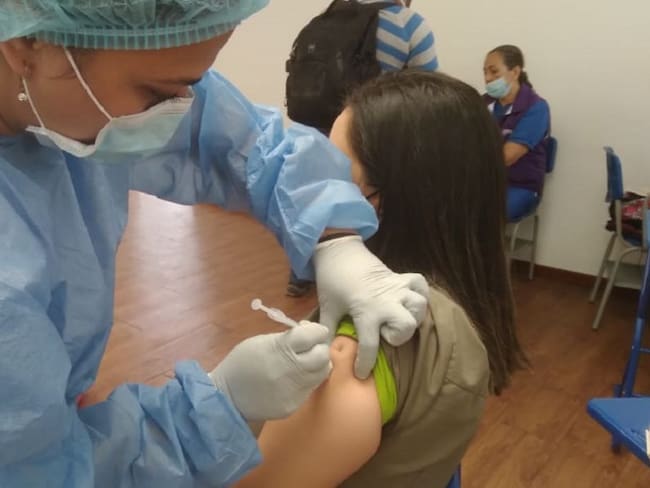 Adriana García, referente vacunación COVID, Quindío