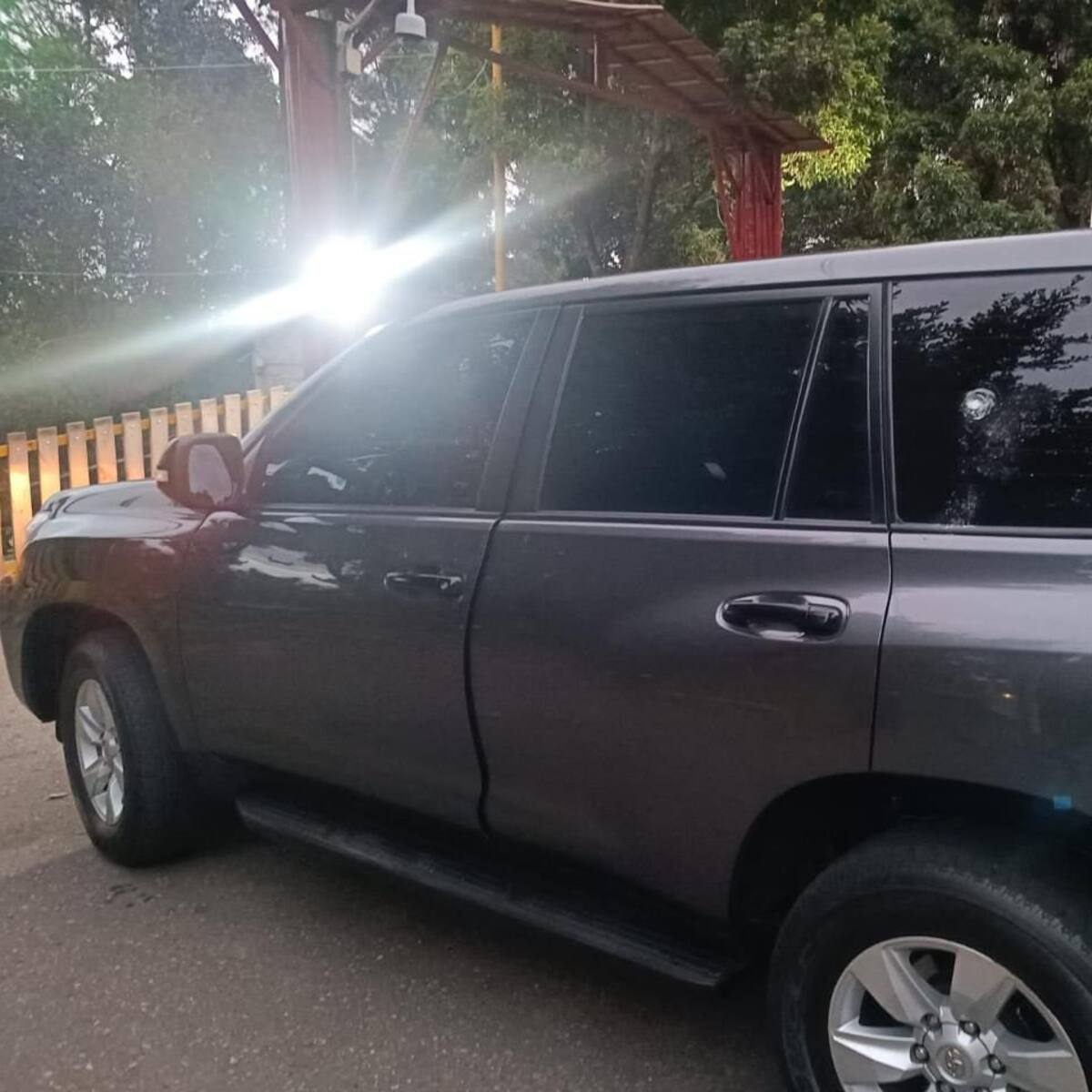 Camioneta de UNP asignada a la protección de la Presidencia fue impactada en Bogotá