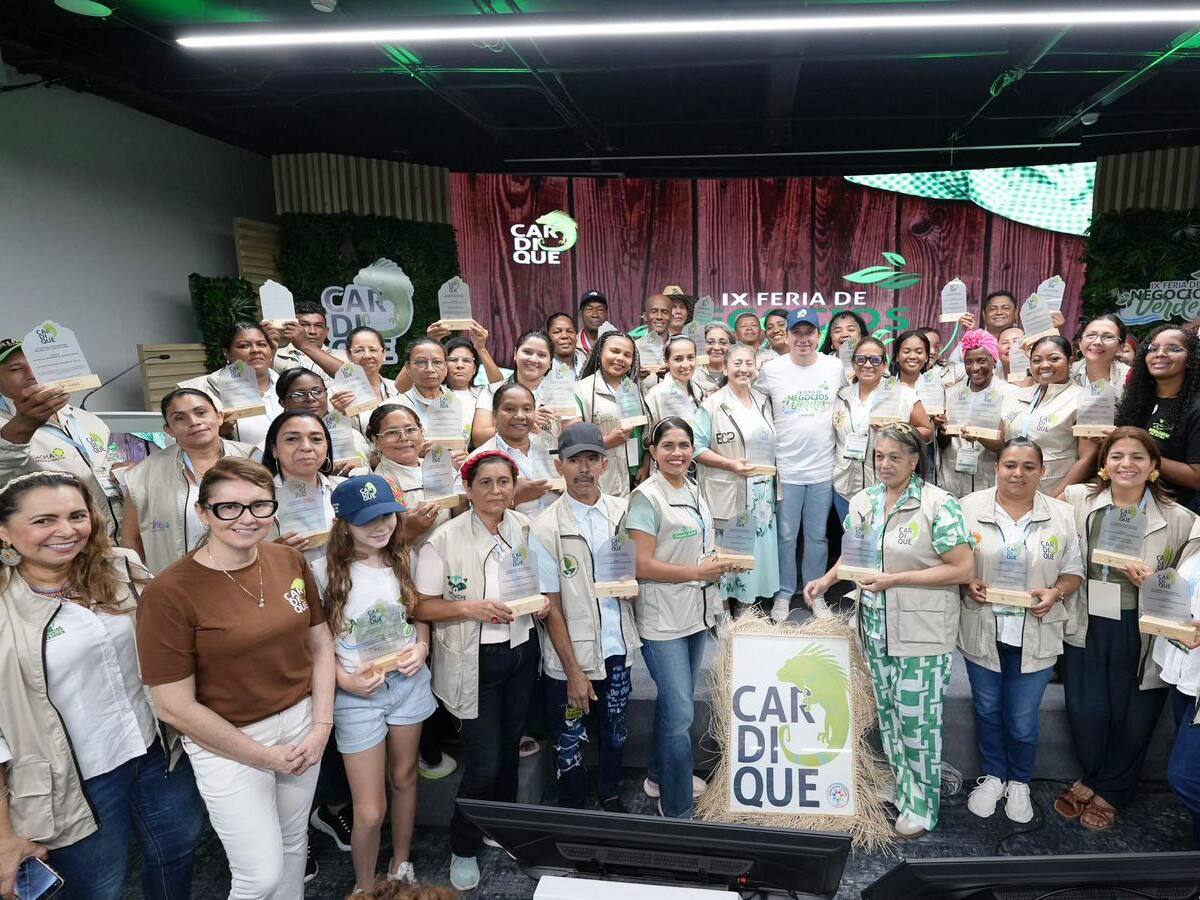 Cardique entregó avales a 70 negocios verdes en la IX Feria de Negocios Verdes 2025