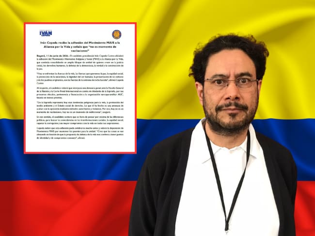 El candidato presidencial oficializó la adhesión del MAIS a su campaña. / Foto: Suministrada