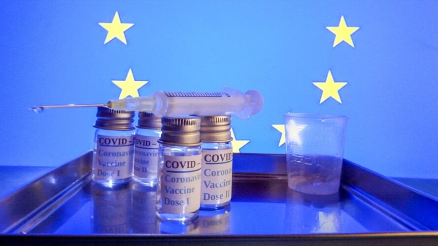 El presidente Iván Duque expresó su preocupación por la restricción a la exportación de vacunas contra el COVID-19 desde Europa. Foto: Getty Images / JAPATINO