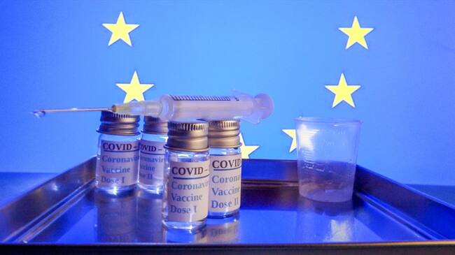 El presidente Iván Duque expresó su preocupación por la restricción a la exportación de vacunas contra el COVID-19 desde Europa. Foto: Getty Images / JAPATINO