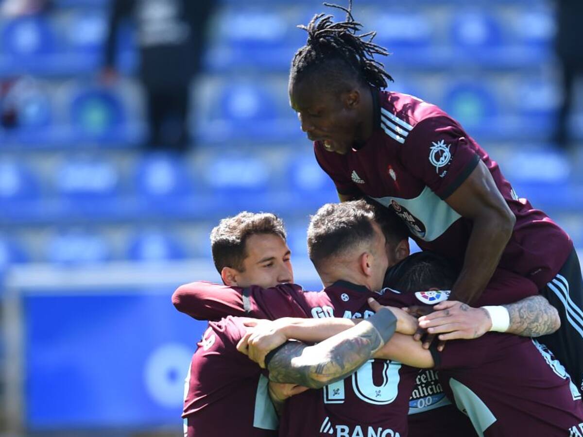 Jeison Murillo expulsado en la victoria del Celta de Vigo ante Alavés