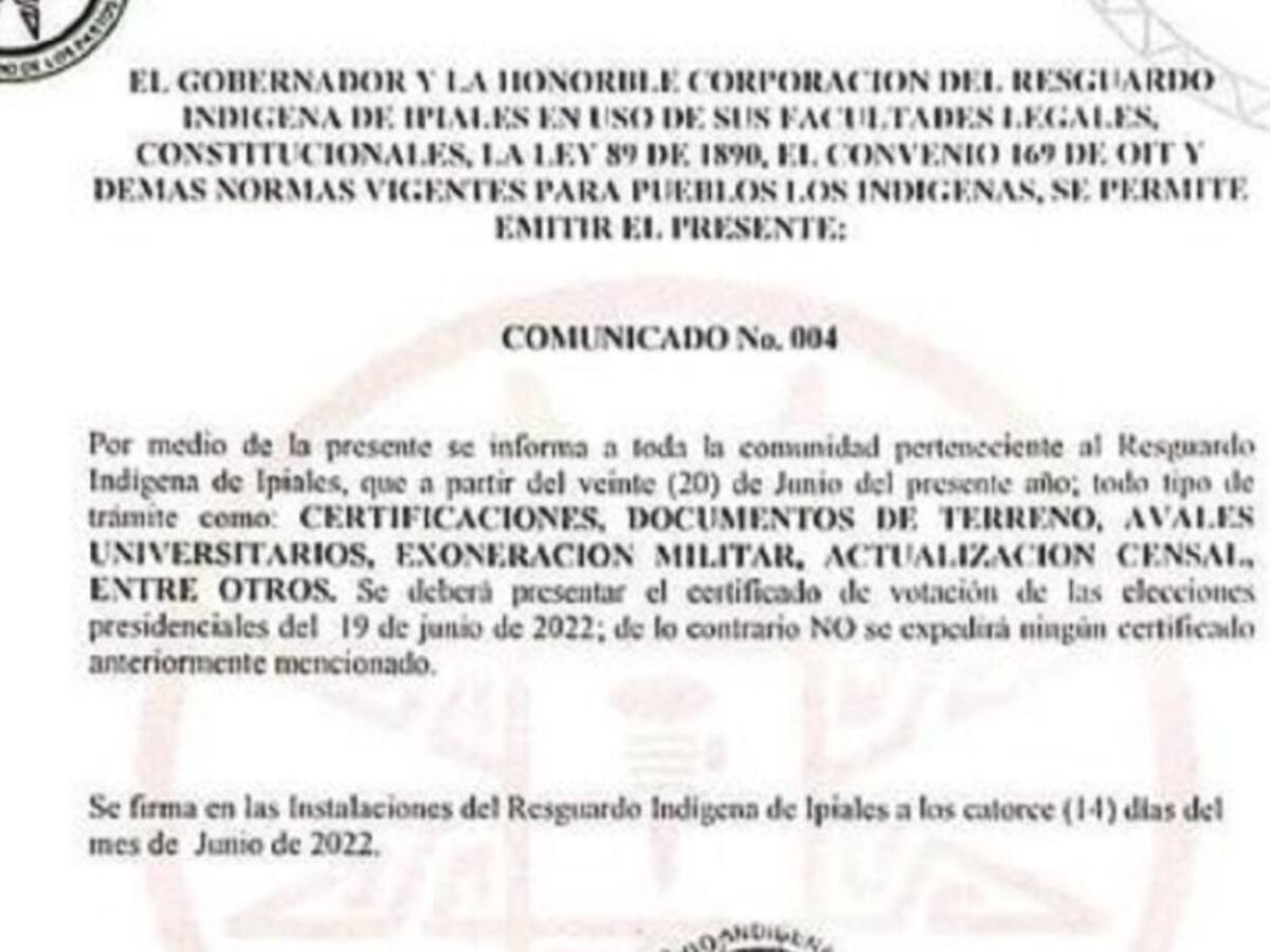 Piden investigar a líderes indígenas