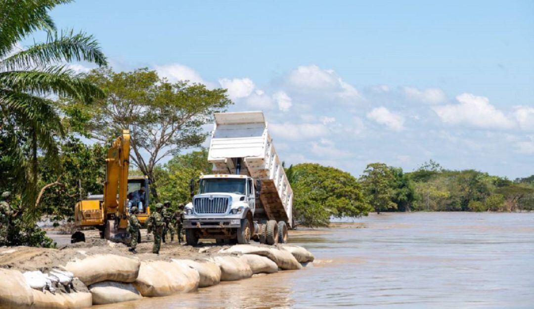 Las autoridades adelantarán una reunión técnica para analizar la posible intervención del cauce para facilitar los trabajos en el jarillón