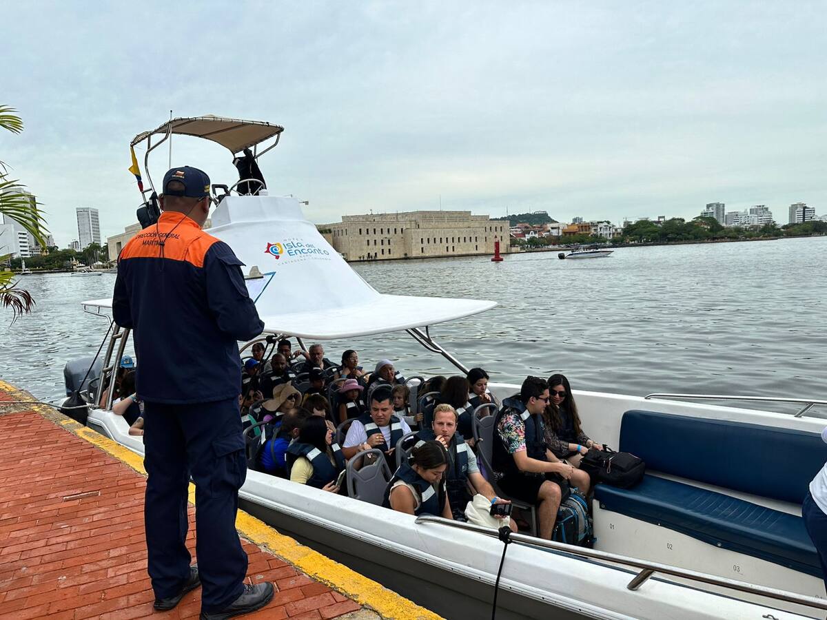 DIMAR lidera control marítimo a embarcaciones en cinco puntos de Cartagena