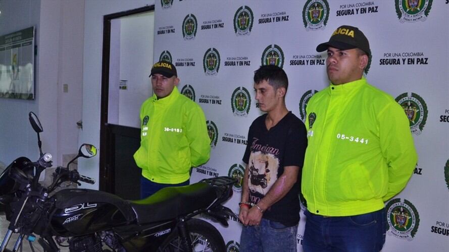Alexis Hoyos Jaramillo, alias Duvar, es sindicado de ser integrante del Clan del Golfo en el Nordeste antioqueño. Foto: Policía