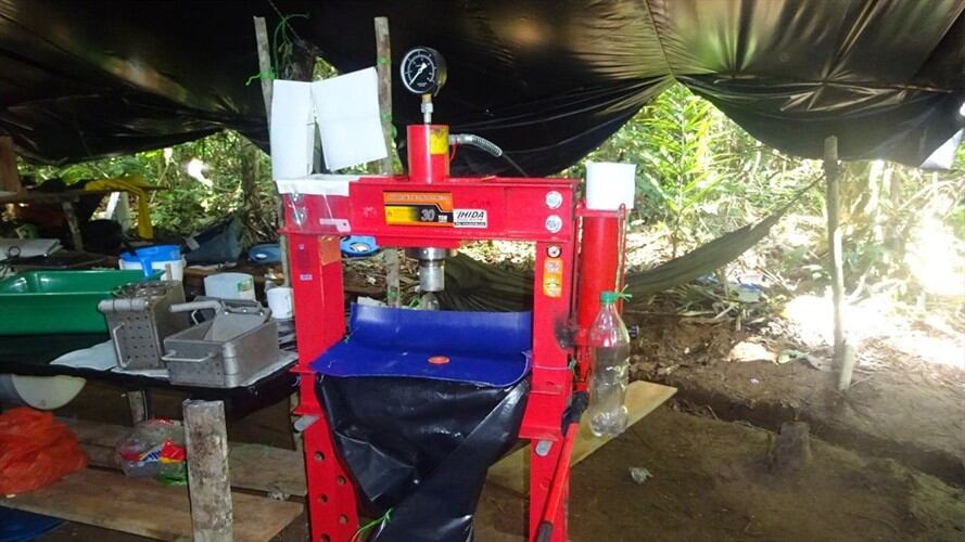 Se afectó a “Los Puntilleros” en cerca de tres mil millones de pesos. Foto: Ejército Nacional