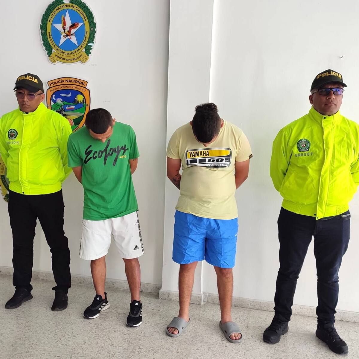 En Ibagué capturan a 'Escorpión' y 'Yiyo'