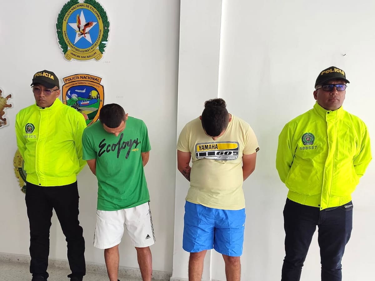 En Ibagué capturan a 'Escorpión' y 'Yiyo'