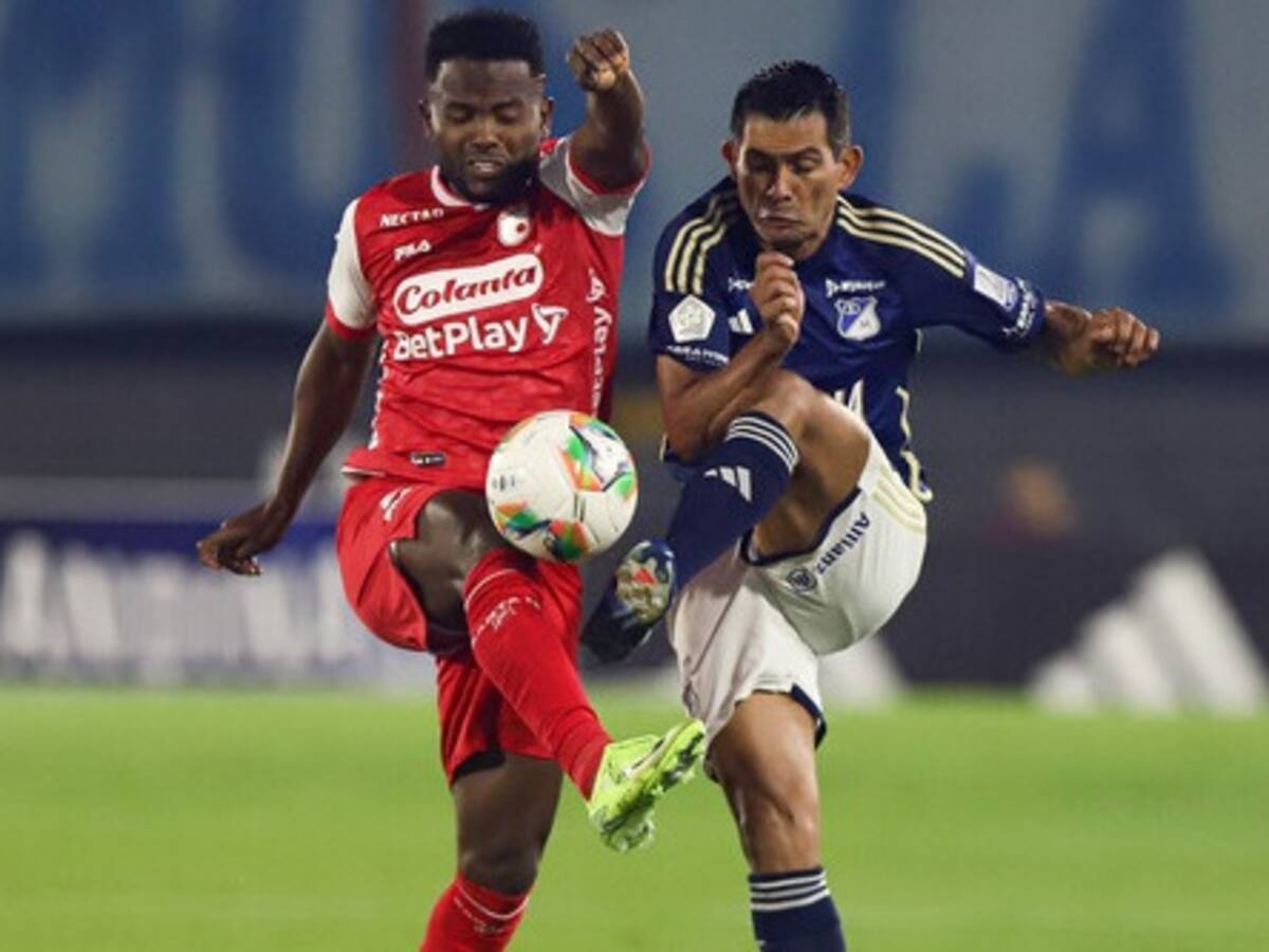 Millonarios sigue líder del Grupo A tras empatar un clásico caliente con Santa Fe