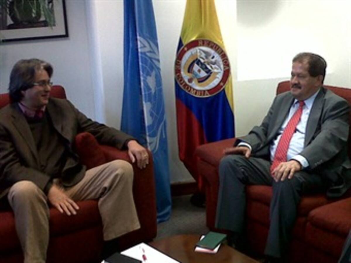 El vicepresidente electo se reunió el delegado del Alto Comisionado para los DD.HH. en Colombia