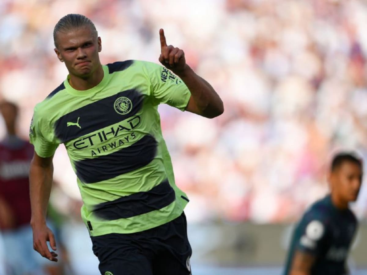 Haaland marca doblete y le da la victoria al Manchester City ante West Ham