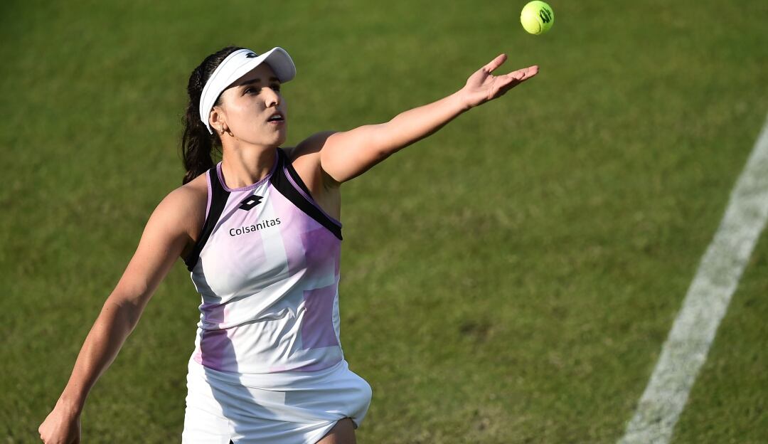 Camila Osorio continúa preparándose para Wimbledon.