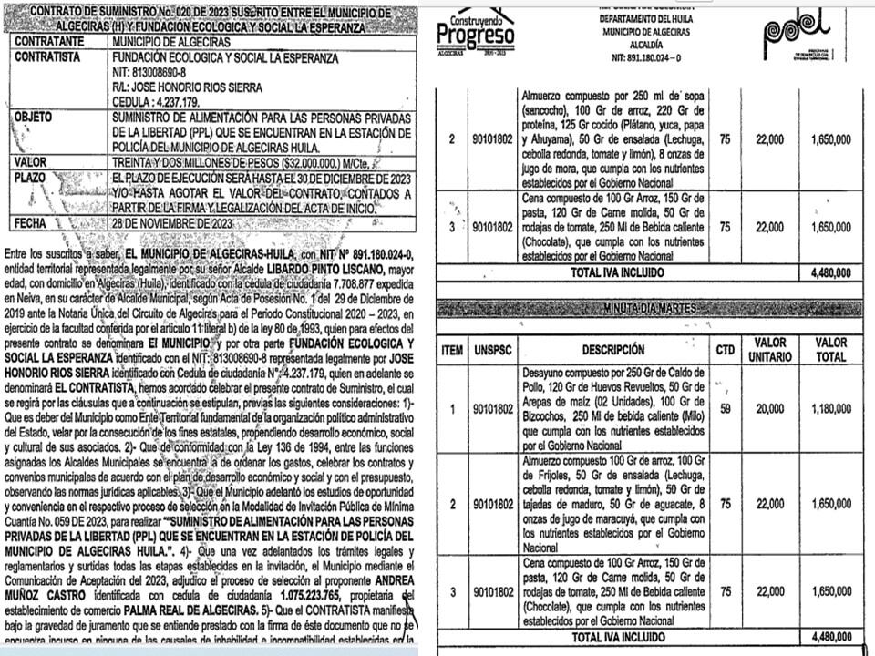Ahora, serán los entes de control y vigilancia, quienes realicen la investigación pertinente al contrato, que ha causado polémica en esta región.
