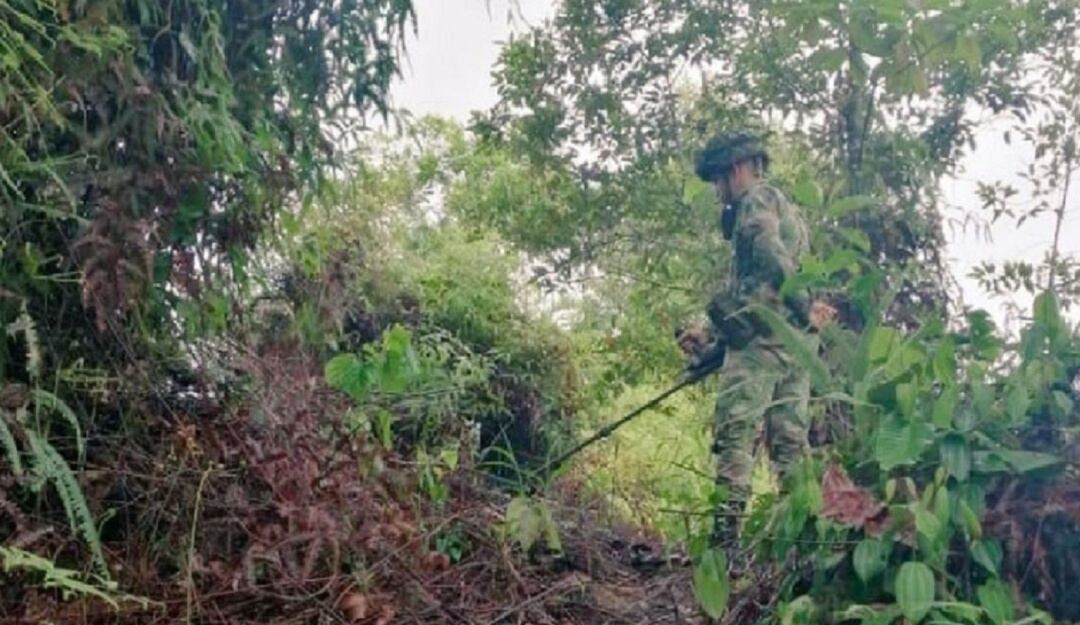 Soldado herido en campo minado en el Catatumbo 