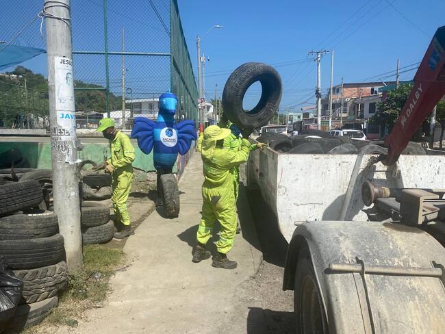 325 llantas recolectadas por Pacaribe en su primera Jornada Llantatón de 2024