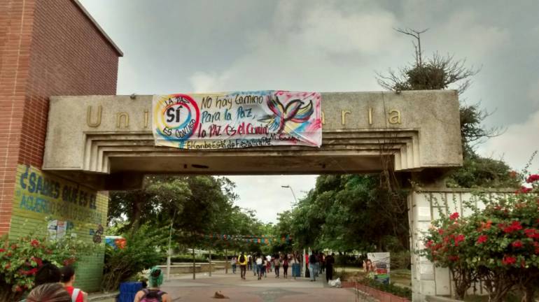 Fachada de la Universidad del Atlántico